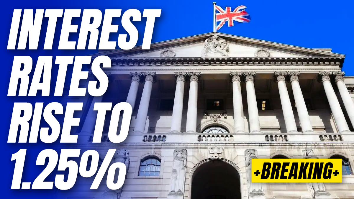 Bank of England Raises Interest Rates to 1.25% – Guido Fawkes
