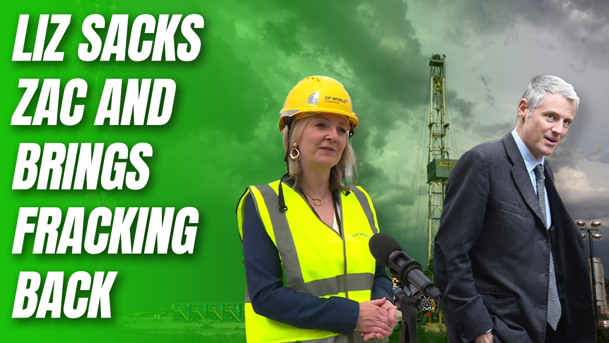 Truss Gets Cracking With Fracking – Guido Fawkes