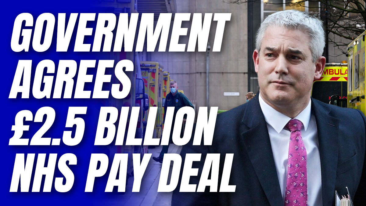 Government Strikes 5% Pay Rise Deal with NHS Unions – Guido Fawkes