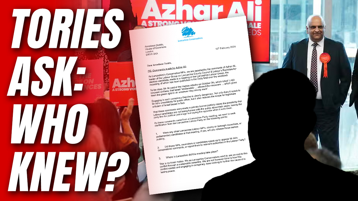 Tories Write to Labour, Ask 