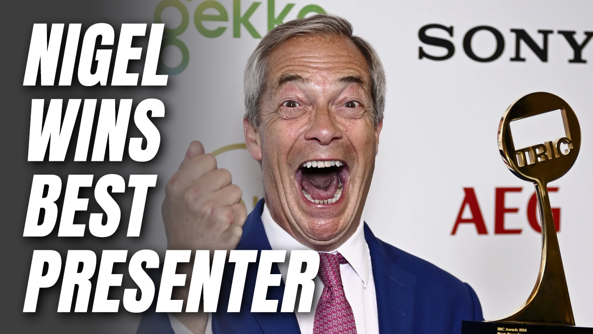 Bitter Audience Boo as Farage Wins Best Presenter of the Year – Guido ...