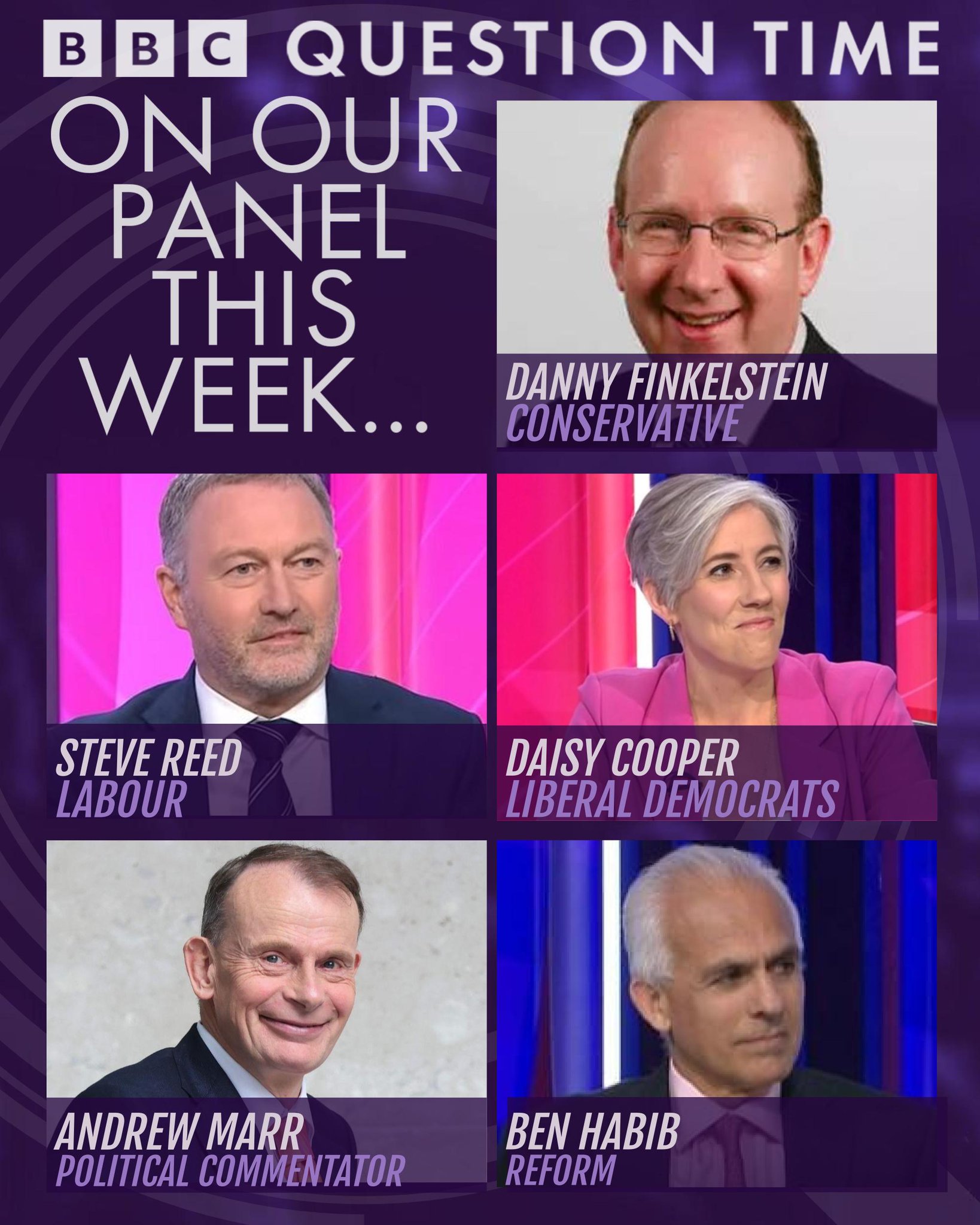 Who's on Question Time Tonight? #BBCQT – Guido Fawkes