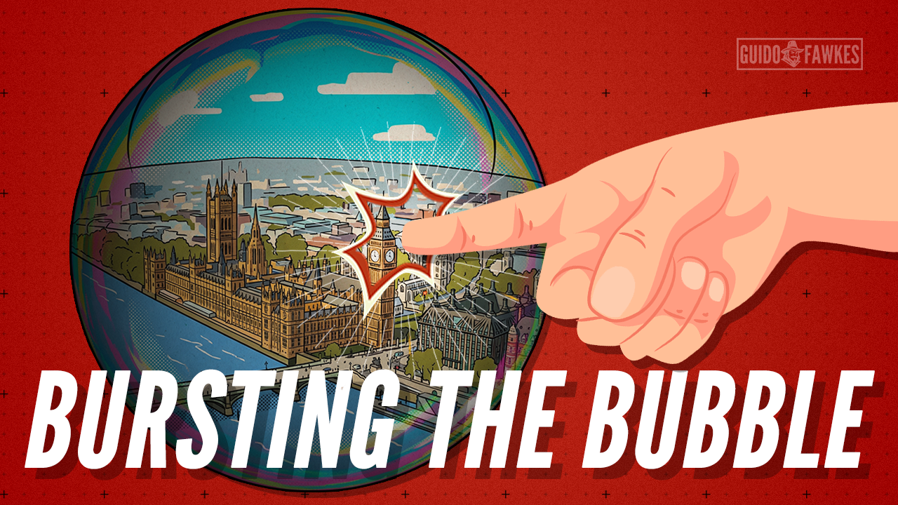 Bursting the Bubble: One Month to Go... – Guido Fawkes