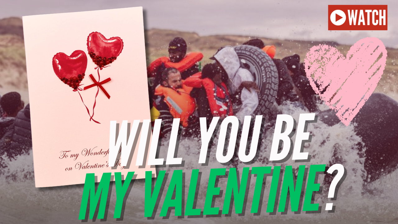 Green Councillor Gets Grandchildren to Write Valentine's Cards to Crowborough Camp Asylum Seekers