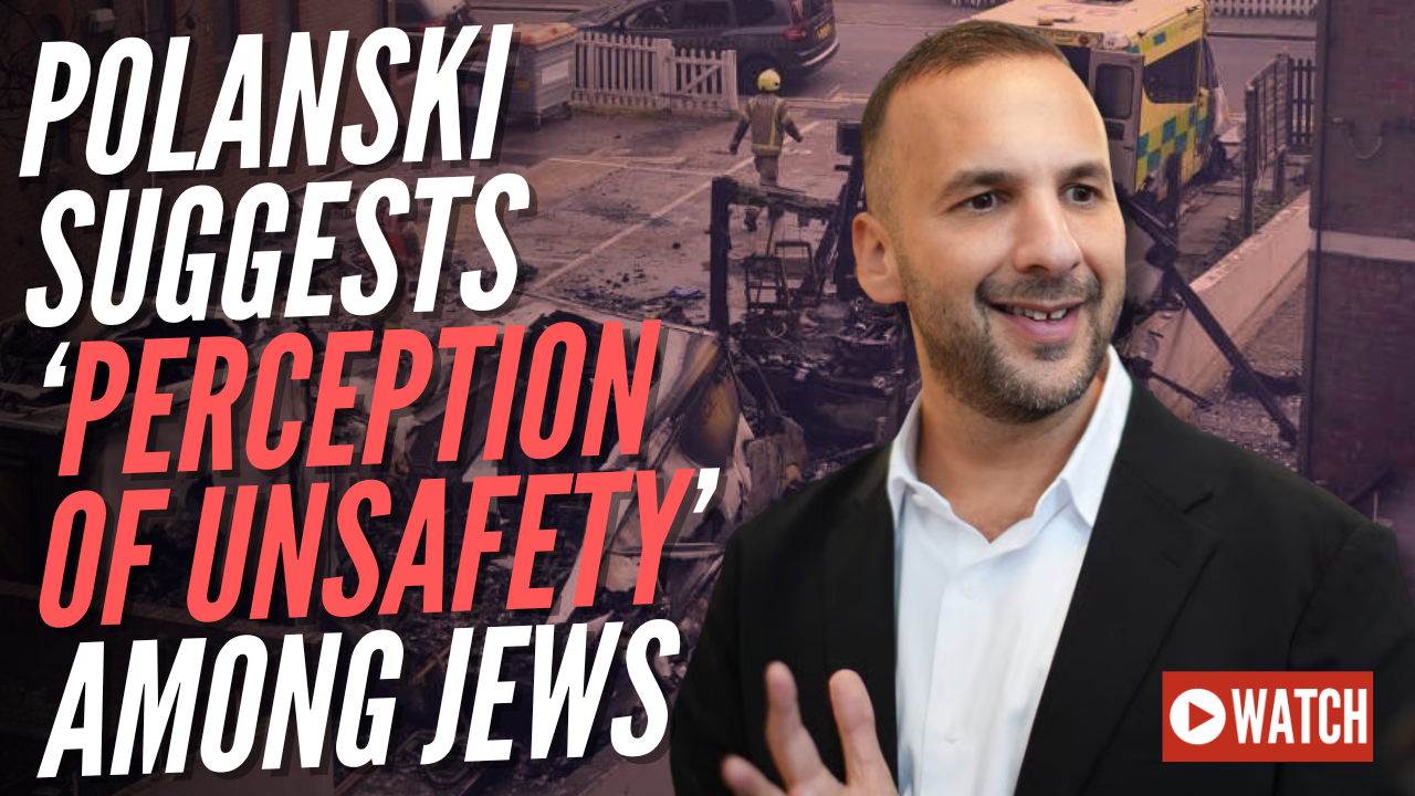Zack Polanski Suggests There Is Only a “Perception” That Jewish Communities Are More Unsafe