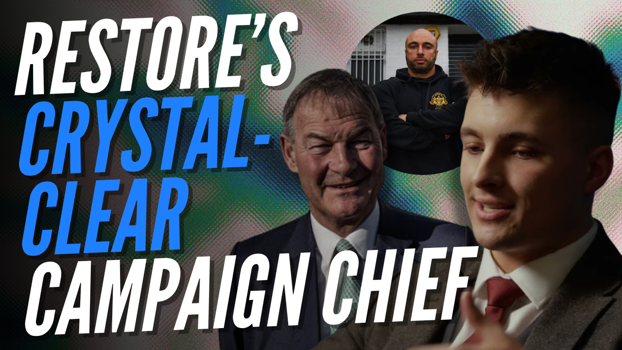Restore Britain's Campaigns Director Worked to Make Crystal-Toting Bodybuilder Mayor of London