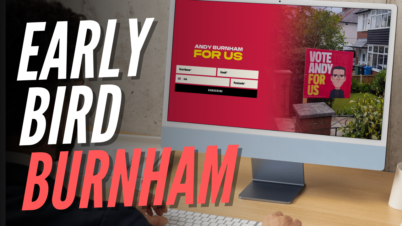 Burnham's Leadership Site Registered Before Starmer's Local Election Bloodbath