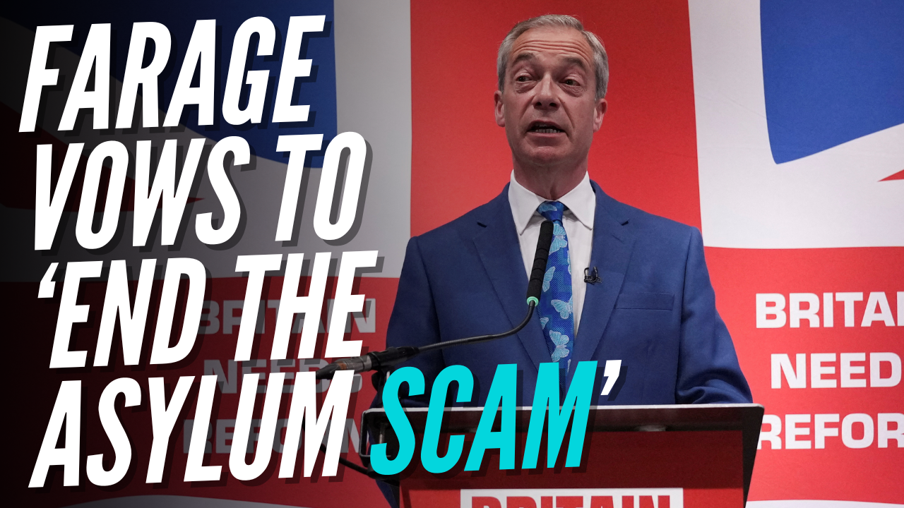 LIVE: Farage Announces Pledge to Shut Down Asylum System